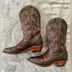 Boulet Leather Cowboy Boots
